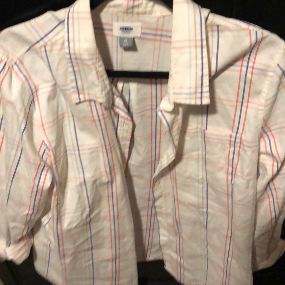 Casual button blouse